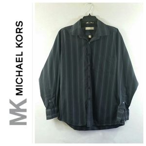Michael Kors Men's Button Down Dress Shirt Sz  L